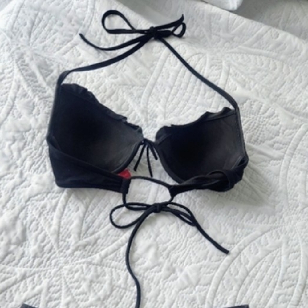 Black String Bikini Top - Picture 2 of 2